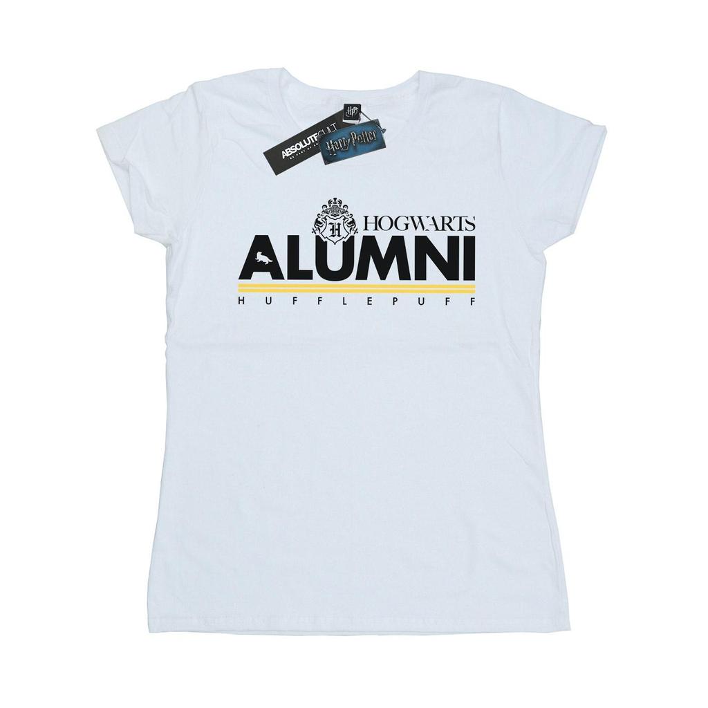 Harry Potter Womens/Ladies Hogwarts Alumni Hufflepuff Cotton T-Shirt
