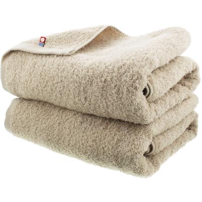 Сертифицированное банное полотенце Imabari Factory Imabari Towel, сделано в Японии, песочно-бежевый, 120 x 60 см, набор из 2 шт., прибл.