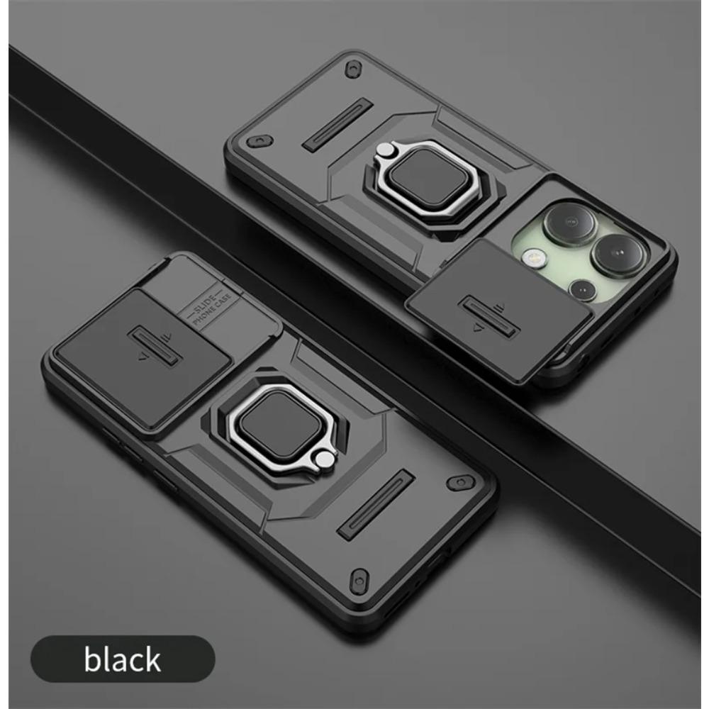 Чехол Armor для Xiaomi Poco X6 Pro 5G F6 F5 M6 Pro C65 защитный чехол кольцо магнитный держатель бизнес полная защита чехол