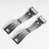 1PC 18MM 18MM 20MM Stainless Steel Double Push Button Clasp Buckle for Watch Strap Band Deployment Fold Buckle