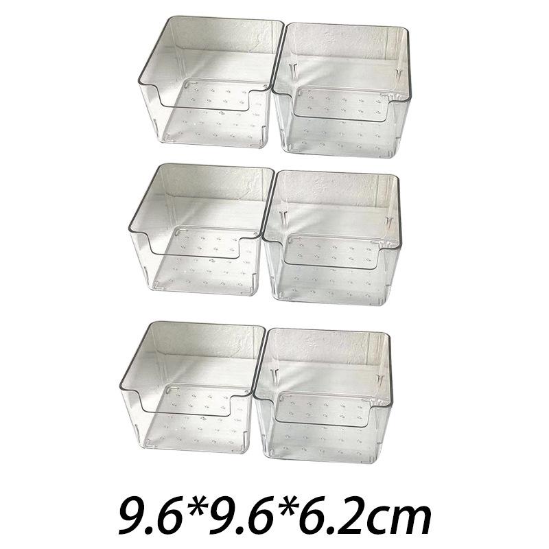 Прозрачный акриловый настольный ящик для хранения косметики и мелочей