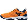 Dynablitz Shock Absorbing Non-Slip Durable Low-Top Volleyball Shoes Unisex Shoes Orange Dark-Blue V1GA212160