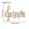 Coat Collar Pin Music Score Brooch Women Brooch Korean Style Badge Musical Instruments Brooch