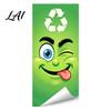 Holiday Trash Can Party Decorations Funny Cartoon Sticker Cute Big Eye Expression Decorative Removable PVC Stickers for Recycling Bins Adhesive