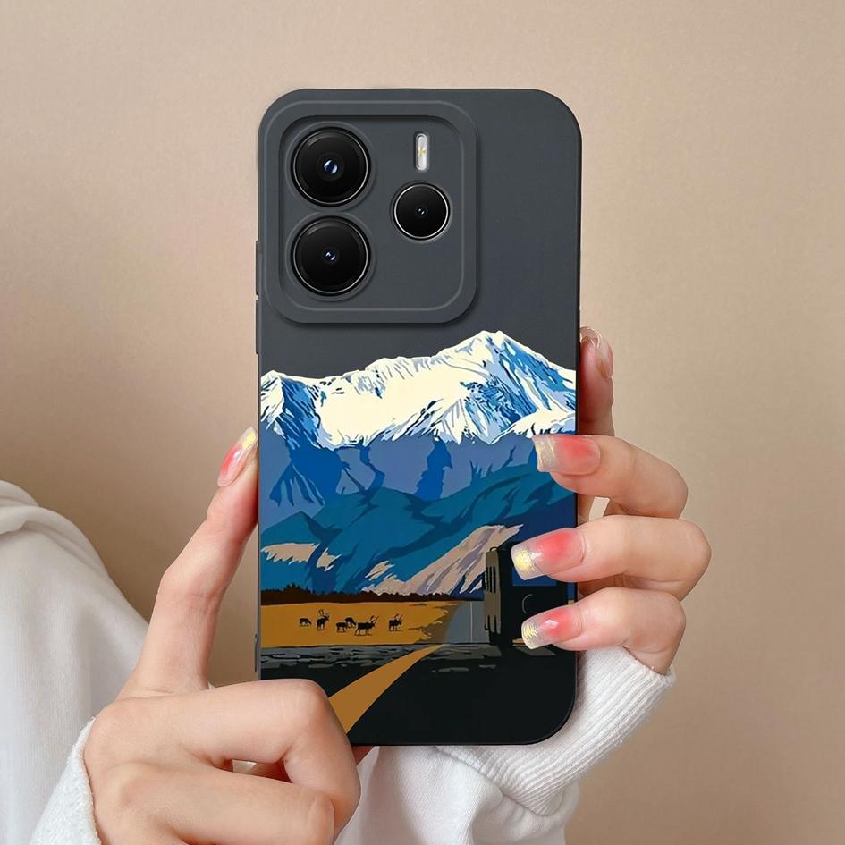 Чехол для Redmi Note 12Turbo 11 12 14 12S 12R 11S 11E 14S 11T Pro Plus 4G 5G Модный леопардовый принт Мягкий силиконовый протектор экрана Чехлы для Redmi Capa