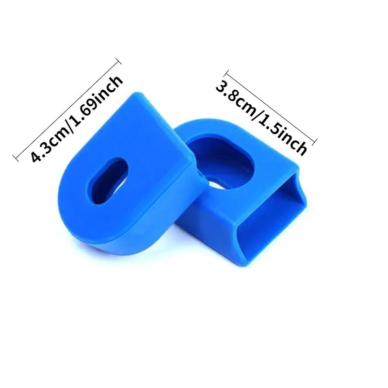 2 шт. силиконовый защитный чехол для шатуна велосипеда, универсальный защитный колпачок для горного шоссейного велосипеда, аксессуары для горного велосипеда
