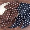 Retro Brown Polka Dots Long Silk Scarves HairBand Womens High Quality Comfortable Headscarf Lady Fashion Party Scarf Accessories