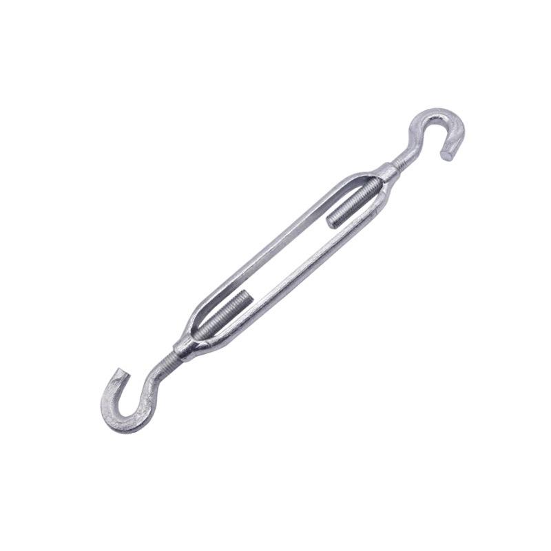 Углеродистая сталь, оцинкованная талреп крюк-крюк, открытый корпус, тип CC/CO
