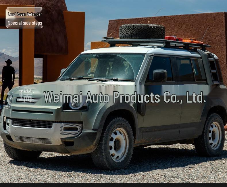 Электрическая выдвижная подножка для нового Land Rover Defender: Саморасширяющаяся внешняя педаль в оригинальном стиле