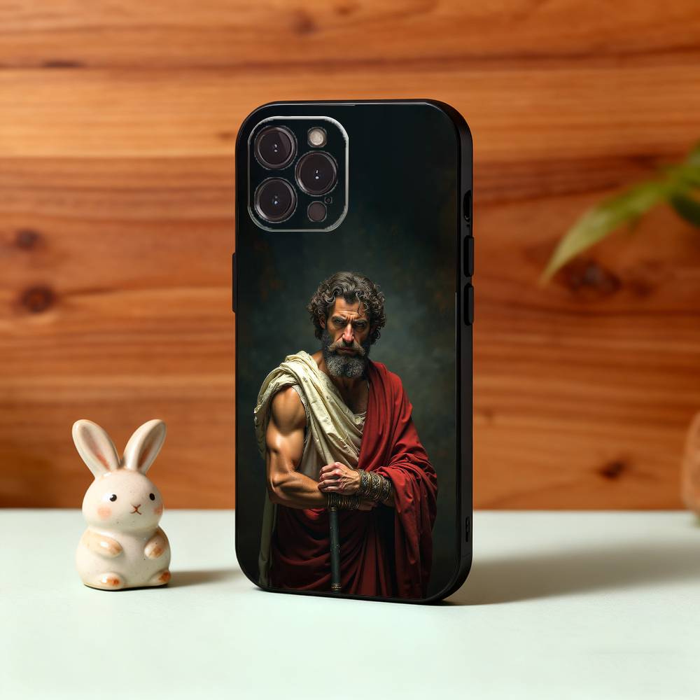 O-Odyssey G-Greece Чехол для телефона для iPhone17 16 15 14 13 12 11 Pro Max Plus, 5G Мягкий черный чехол