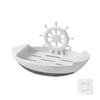 Cute Drainage Boat-Shaped Soap Dish Plastic Household Soap Holder Innovative Cartoon Soap Dish Toilets