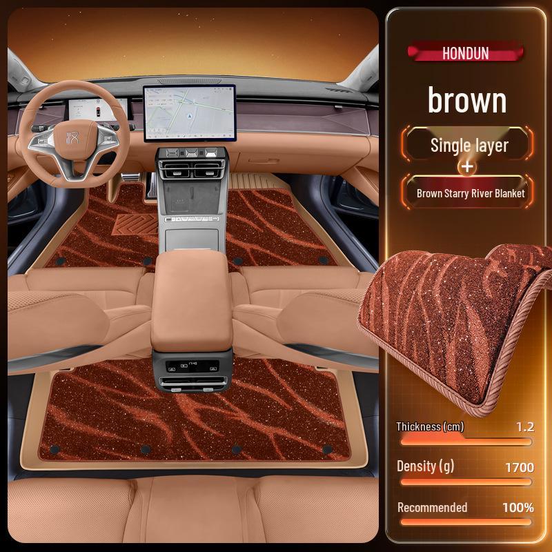 Коврики BYD Han L для TPEDM/EV25: Новые аксессуары для интерьера автомобиля для водителя и пассажира