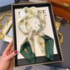 70*70cm Silk Shawl Square Printed Scarf Women Satin Neck Hair Band Soft Neckerchife Kerchief Bandana Foulard