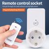 AL09G-RC Remote Control Socket Universal Switch Multi-function EU Plug Power Outlet 433mhz Wireless Remote Control For Home