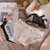 #1341# Японские кружевные трусики - Женские, ледяной шелк, дышащие, сексуальная сетка, хлопковая ластовица, трусы с низкой посадкой