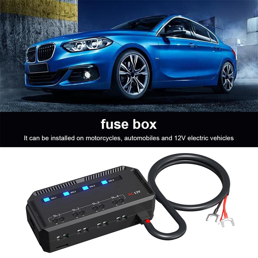 Fuse Holder Box Electrical Insulation Battery Protection Junction Box LED Indica