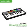 Kehuixing MD02 25-клавишная профессиональная MIDI-клавиатура и контроллер пэдов