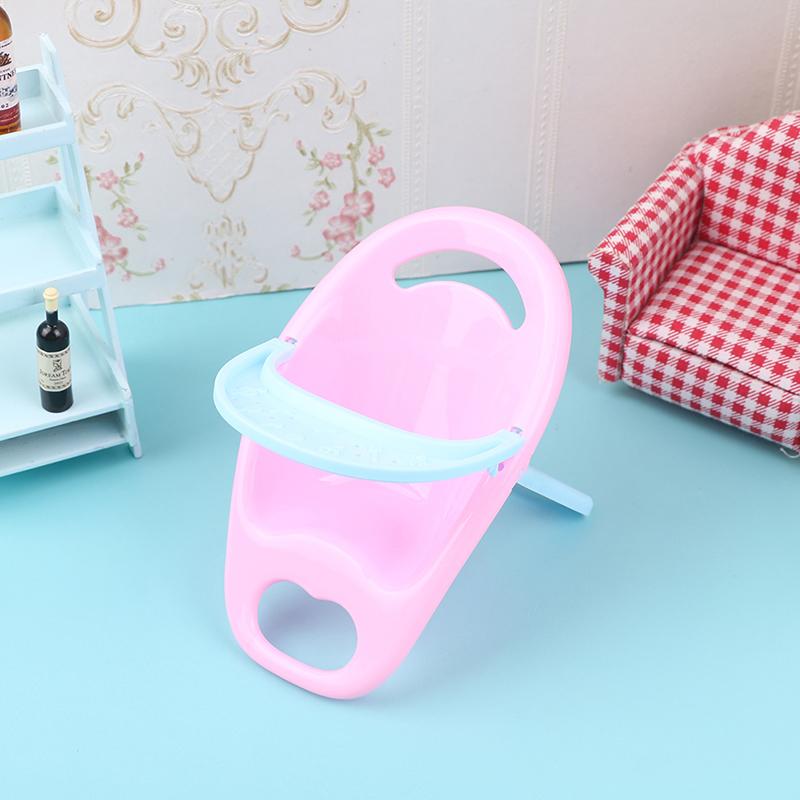 1шт 1:12 кукольных миниатюрных стульчиков для кормления детей, модель детских игрушек своими руками