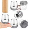 8pcs Silicon Furniture Floor Feet Cup Felt Bottom Furniture Table Leg Pad  Home