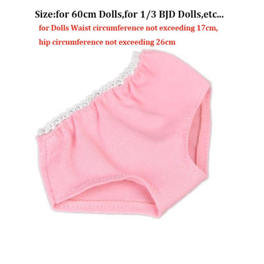 DIY Lace Cotton Underwear Cute Doll Clothes Accessories Briefs Underwear  1/3 BJD Doll/60cm Doll