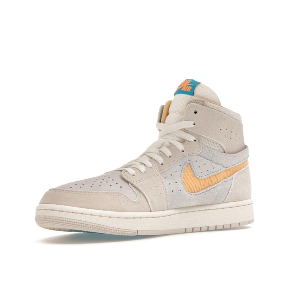 Мужские кроссовки Air Jordan 1 High Zoom Comfort 2 Light Orewood Citrus Коричневые светло-орево-коричневые паруса DV1307-180