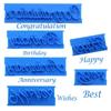 1 Set Cake Baking Molds Letter Cookie Press Stamp Fondant Mould Cake Decoration