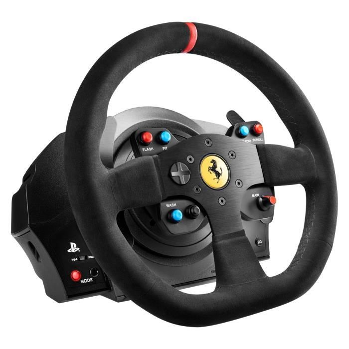 Thrustmaster volant t300 ferrari alcantara edition - ps3 / ps4 / pc / fonctionne avec les jeux ps5*