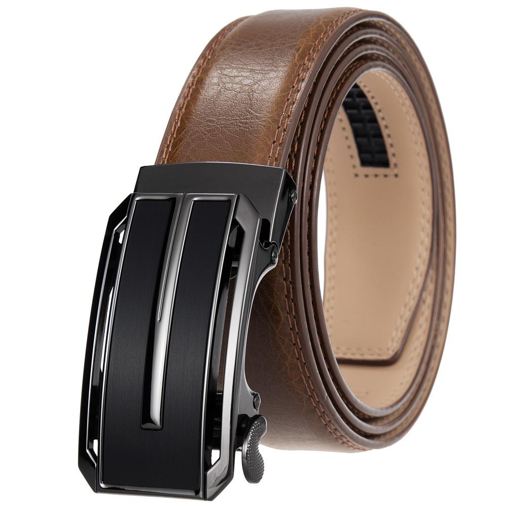 Двухслойный воловий кожаный мужской автоматический ремень, ремень, ремень, мужской ремень Ly36- 2114-1