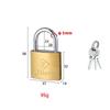 Железный латунный навесной замок противоугонный студенческий бытовой замок водонепроницаемый медный замок для дома школы