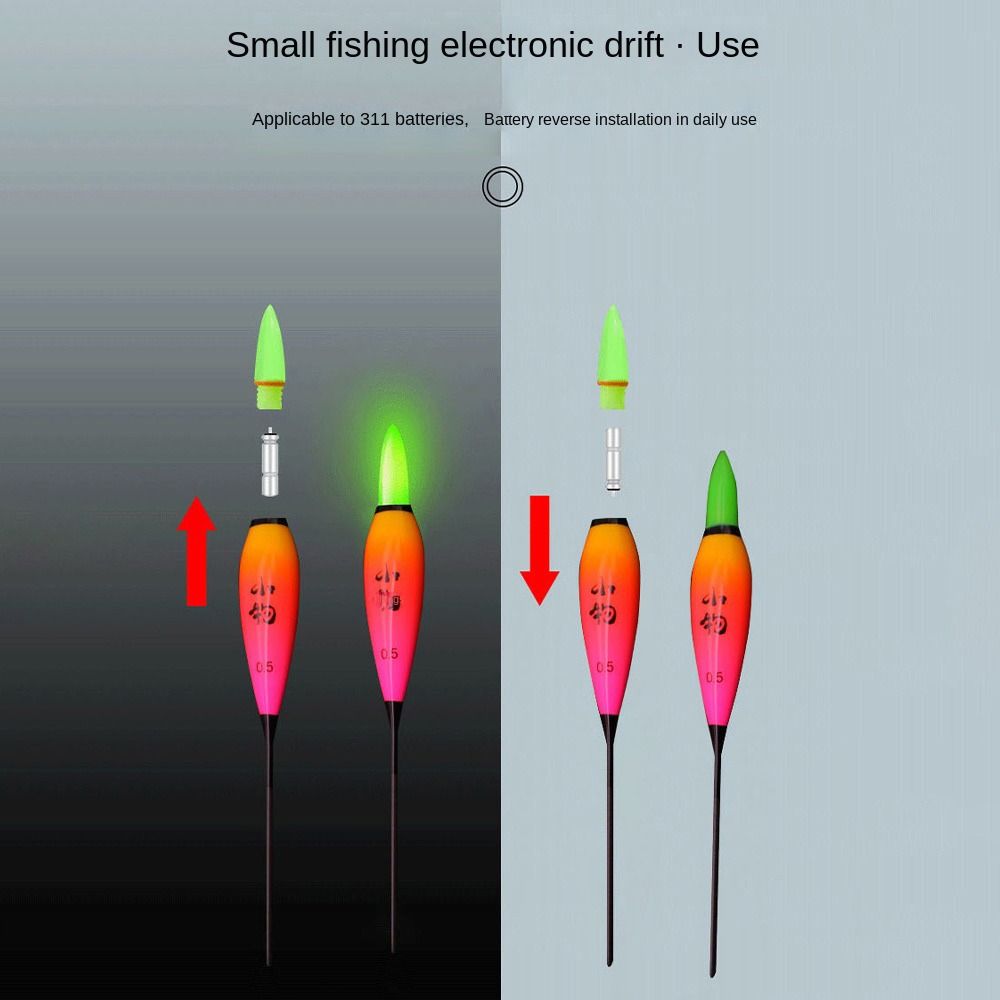 Red Light/Green Light Light Float Indicator Bobbers 2023 Rock fishing Floats Night fishing