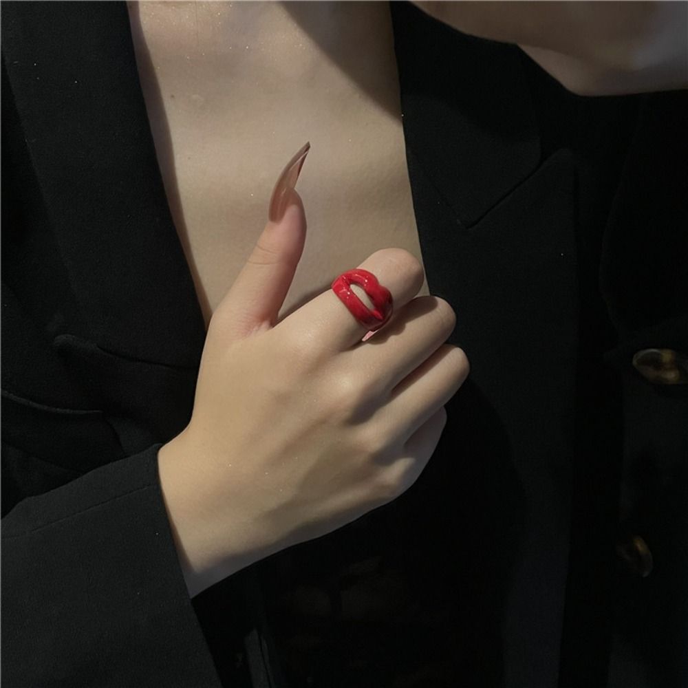 Металлическое кольцо на палец Многоцветная пряжка для пальца Ретро Ювелирные аксессуары Женщины