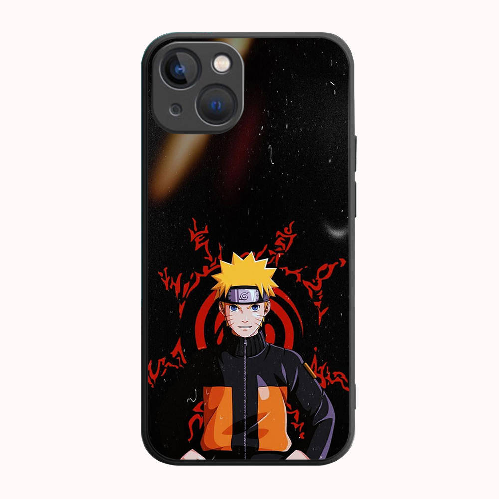 Черный чехол B-34 Naruto для OPPO A5 A9 A15 A16 A55 A94 A95 A96 Reno 6 7 8 10 5G Realme 7I 8I C30 C31 VIVO V23E V25 V27 Pro Y20S Y17S