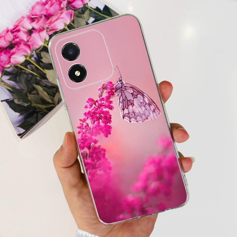 Чехол для Honor X5 Plus Модный Цветной Девичий Чехол-Крышка Для HonorX5 Plus Мягкий Силикон Fundas Чехол для Телефона Для Honor X5Plus Coque