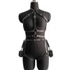 Women Sexy Bondage Harness Set Leather Lingerie Fetish Couple Underwear Thigh Garter Stocking Women's Harness Bra Sword Belt
