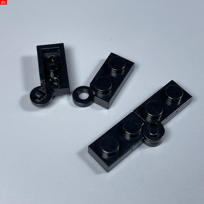 MOC Детали Шарнирная Пластина 2429 2430 Поворотное Основание Совместимо с 2429c01 1x4 DIY Фигурки Строительные Блоки Игрушки для детей Рождественские подарки