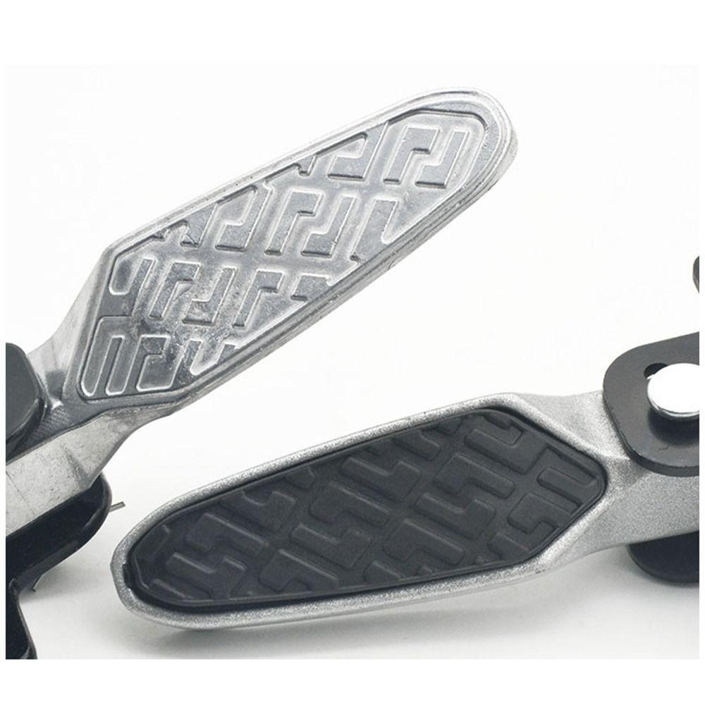 1pair 3 Styles Modification Foot Pad Aluminium Alloy Foot Rest Pedal  General Electric Vehicles