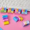 20/40PCS Cute Kawaii Creative Book Eraser Rubber Stationery School Supply Novelty Lovely Eraserbook