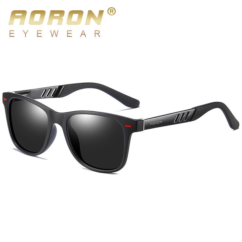 Поляризованные солнцезащитные очки AORON, модные мужские очки для улицы