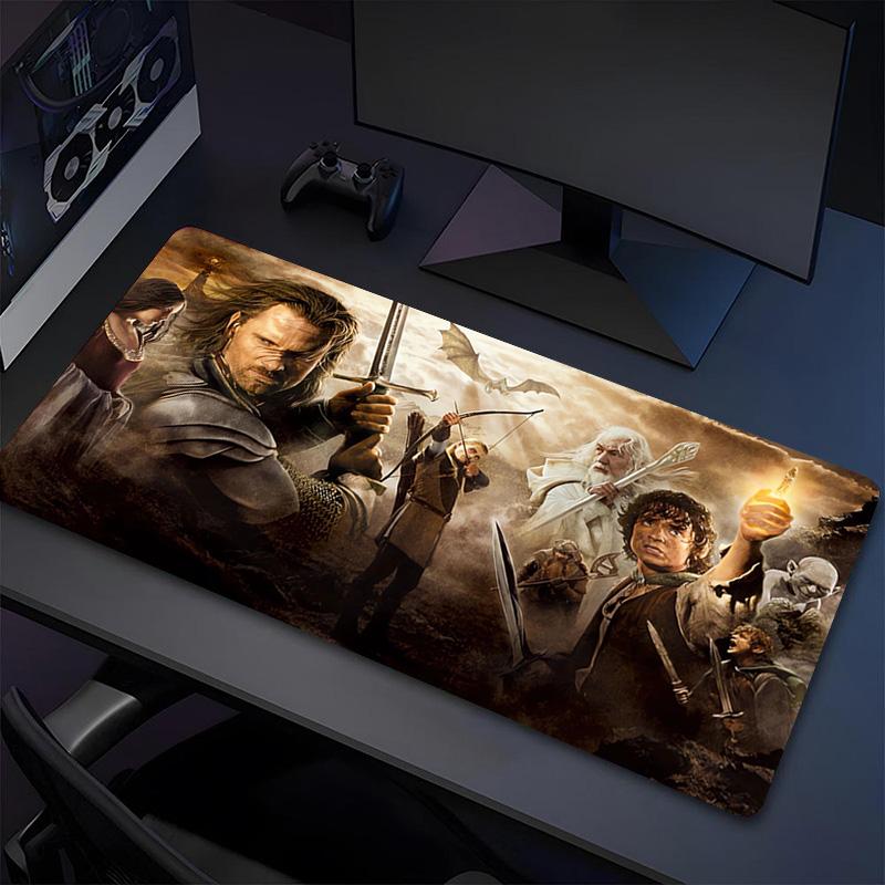 Fantasy Battle Xl Gaming Mouse Pad Nonslip Rubber Base Stitched Edge Waterproof Desk Mat For Pc Laptop Gamer Office Computer Accessories C927261