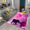 3D Милый Симпатичный Мультяшный Розовый Ковер для Девочки Девичья Подростковая Спальня Гостиная Дверь Вход Украшение Коврик Ванная Кухня Нескользящий Коврик