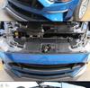 Carbon Fiber Radiator Cover & Hood Latch Guard for 2018-2023 Ford Mustang