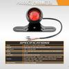Motorcycle Tail Light Brake Light with License Plate Bracket Integrated Running Lamp Universal