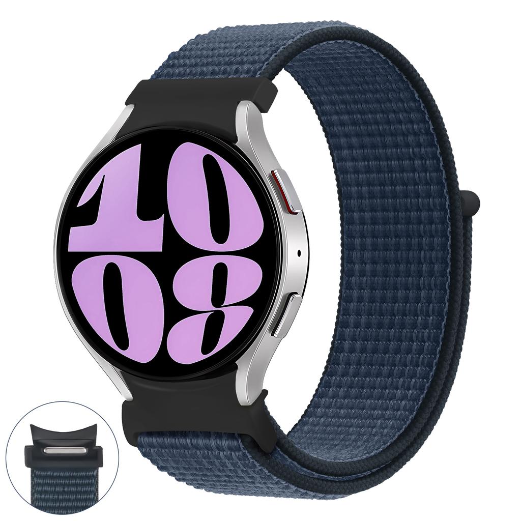 Без зазоров Ремешок Для Samsung Galaxy Watch 6 4 Classic 5 pro 44мм 40мм 47мм 43мм нейлоновый петлевой браслет correa Galaxy Watch 4 20мм Ремешок