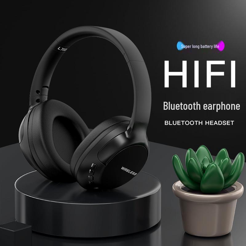 Bluetooth Headband Headset: Wireless Stereo, Noise-Canceling, Card Slot, Universal for Phones & Computers
