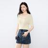 JOY SPEAKER Slim-Fit Short Sleeve Knit Tee