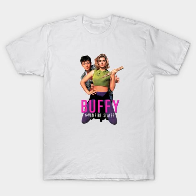 Asian Size Cotton Unisex Tshirt Print T-shirt Luke Perry Buffy The Vampire Slayer Movie T-shirt No-Cut Print Regular Fit