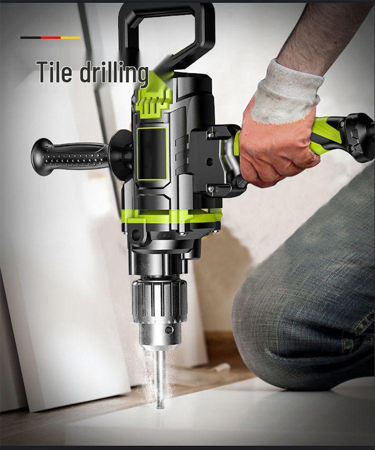 High-Power Handheld Multi-Functional Electric Mixer for Cement, Mortar, and Putty