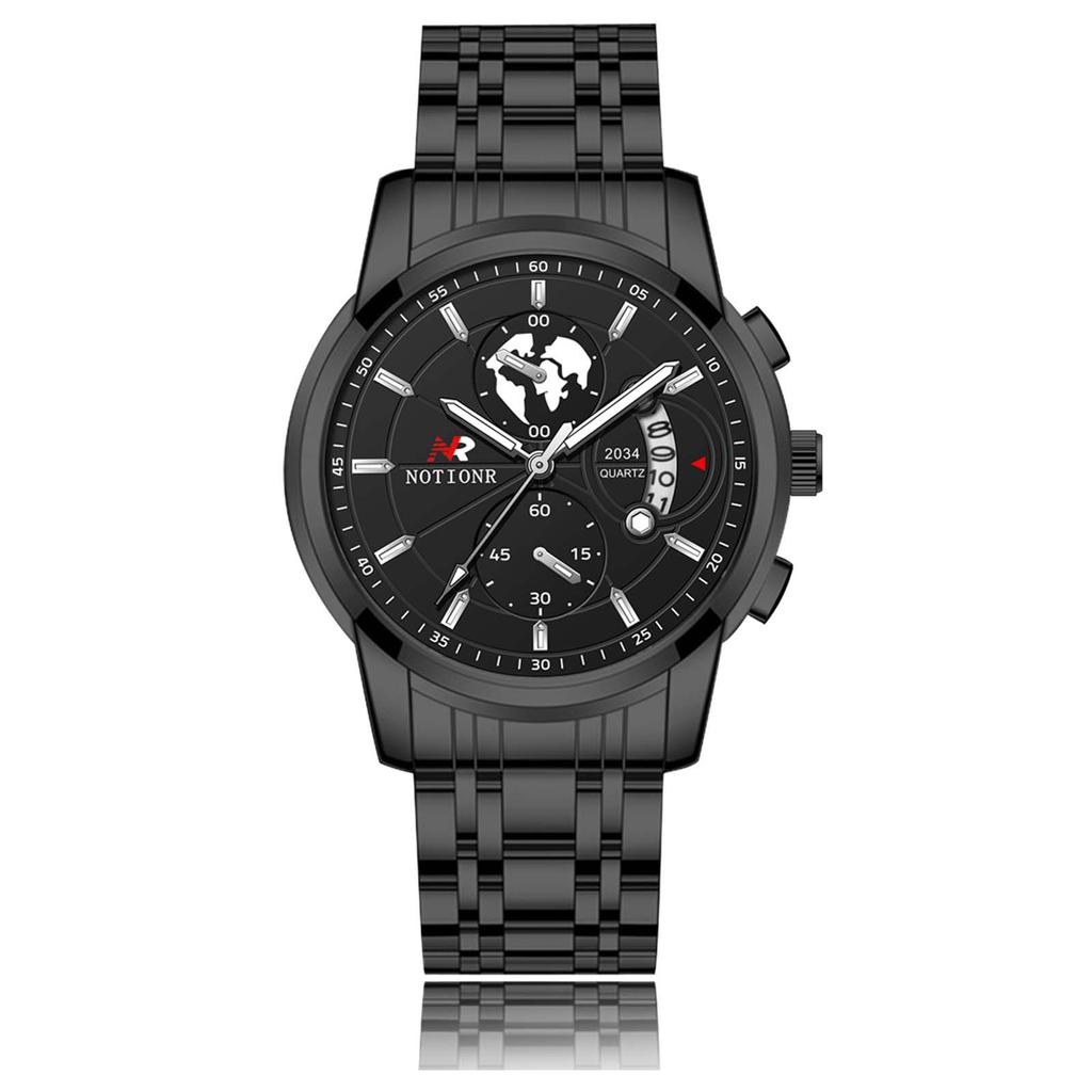 Men's Quartz Watch Classic Men's Business Watch Fashion Military Watch Analog Calendar Watch Casual Watch