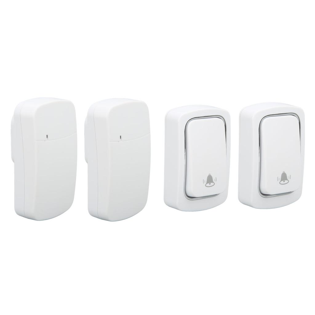 Беспроводной дверной звонок с автономным питанием IP68 водонепроницаемый пейджер дальнего действия для домашнего офиса и квартиры с кондиционером