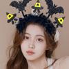 Adult Teens Headband Wing&Skull&Pumpkin Shape Hair Hoop Halloween Party Headpiece Woman Girls Cosplay Costume Hairband